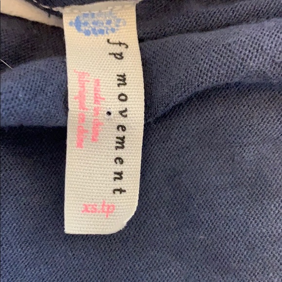 Free People Blue Dip Dye Ombré Top - Picture 5 of 5